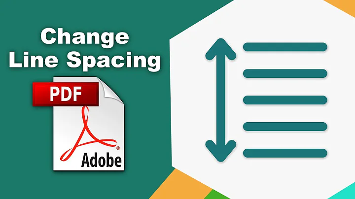 How to change line spacing in pdf file using Adobe Acrobat Pro DC