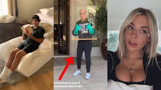 David Dobrik Checks Up On Howie Mandel - Vlog Squad Instagram Stories 19