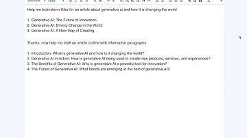 Writing faster with AI [AI word processor]