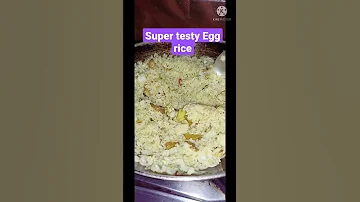 today I cook super delicious egg rice 😋  #shorts #iamk #zipra001