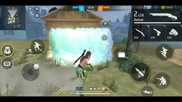 1v1 custom with my friend in free fire