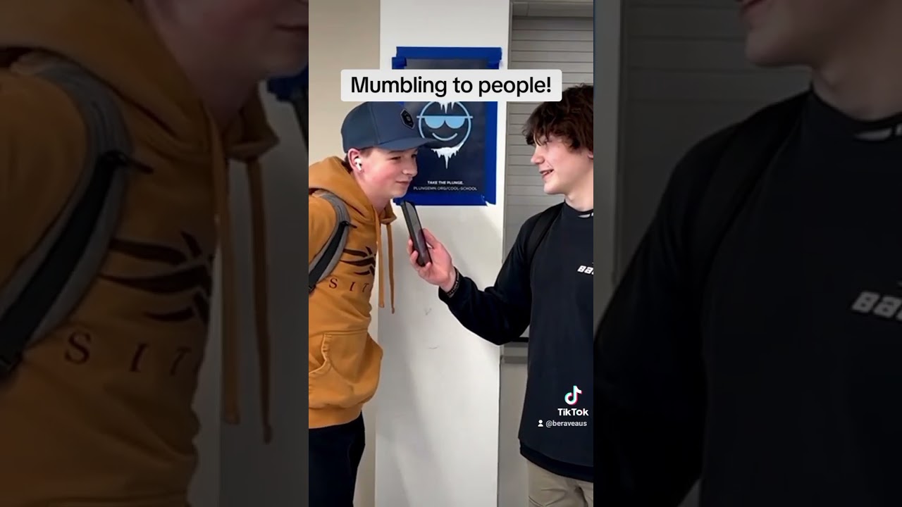Mumbling To People! More On YT! #funny #bruhify #comedy #baylenlevine #lofe