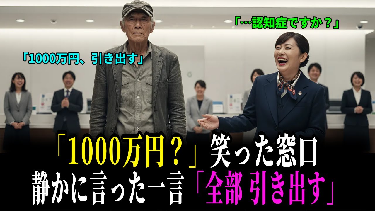 1000万円を引き出しに来ただけで嘲笑された老人銀行が知らなかった“100億円の正体”が明らかになった瞬間