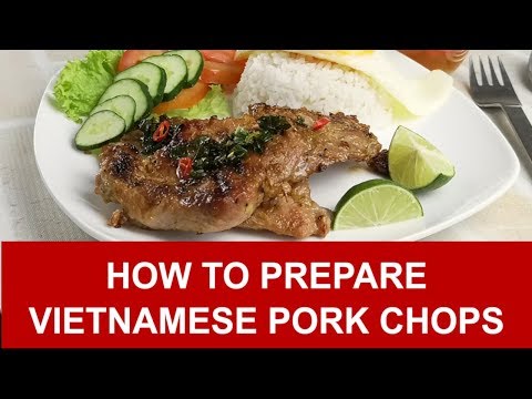 Vietnamese pork chops recipe (with lemongrass)