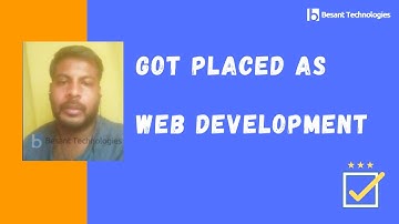 Besant Technologies Review | Lakshmikanthan Got Placed | Full Stack Course with Placements