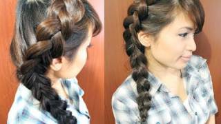 How to: Side Dutch Braid Hairstyle for Medium Long Hair Tutorial