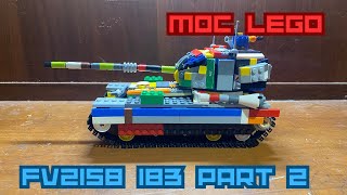 Moc Fv215b 183 Part 2: The Incredible Lego British Tank Destroyer