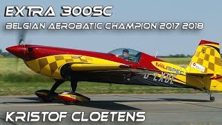 4Kᵁᴴᴰ 4K UHD  Belgian Aerobatic Champion 2019  Kristof Cloetens Extra 330SC