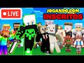 JOGANDO COM OS INSCRITOS MINECRAFT  | AO VIVO