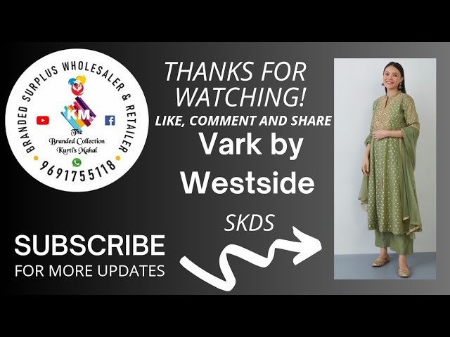 Buy Vark Lime Kurta, Inner, Pants & Embroidered Dupatta Set from Westside