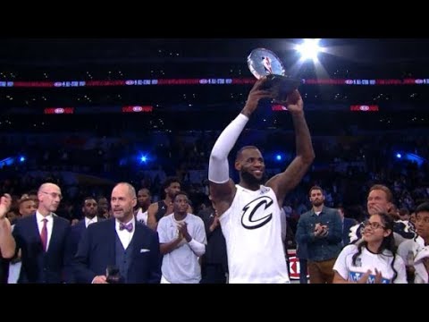 LeBron James Wins All Star Game MVP 2018 Team LeBron Vs Team Stephen