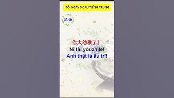 Cùng học tiếng Trung - Mỗi ngày 5 câu tiếng Trung 56 #tuvungtiengtrung #hoctiengtrung #learnchinese