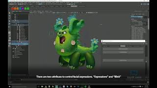 Facial Rigging with Advanced Skeleton for a 2.5 Character
