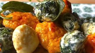 Gnocchi tre colori senza farina #asmrsound