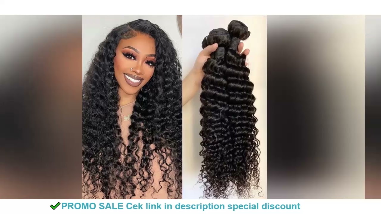 Tissage Deep Wave Human Hair Bundles 20 22 inch Bundles Brazilian Bundles 1/3/4 PCS Human Hair Exten