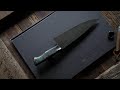 Making a stonewash chef's knife (with a few tips!)