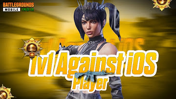 1v1 🔥 against iOS Player | BGMI 1V1 TDM | Android ALPHA 
