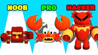 Monster Arena Gameplay - NOOB vs PRO vs HACKER (iOS/Android) screenshot 1