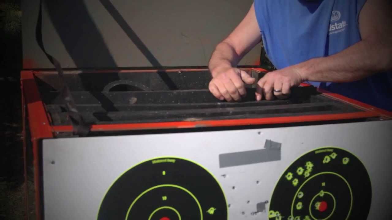 Bullet Back Stop ( Portable Target Systems) YouTube