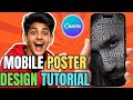 How To Create A Poster Design In Canva #video #canva #tutorial