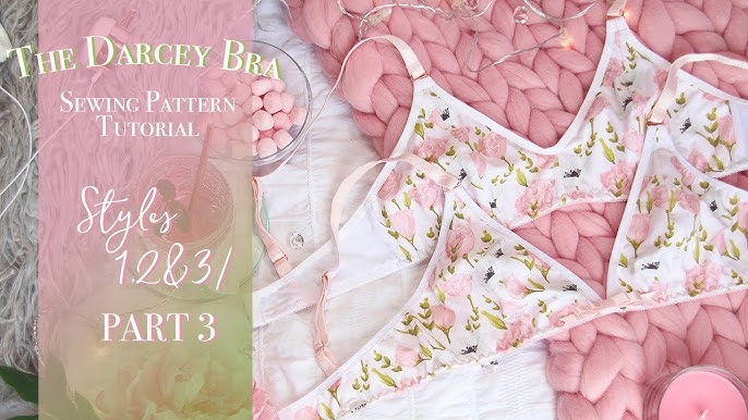 Darcey Soft Bra Sewing Pattern PDF Instant Download Evie La Luve -   Australia