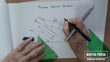 33 Desarrollo de un Prisma oblicuo