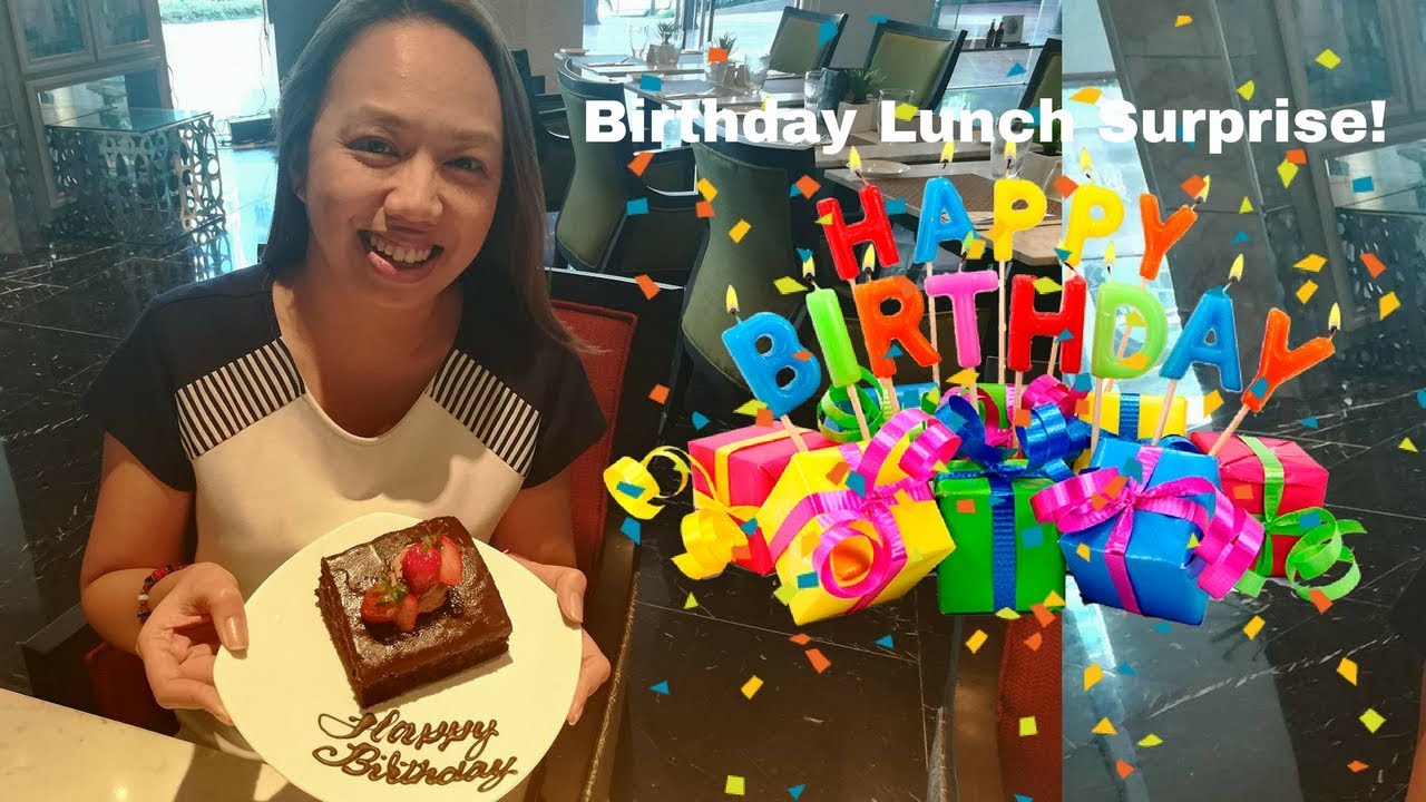 RHIA's Birthday Lunch Surprise at EASTWOOD RICHMONDE HOTEL