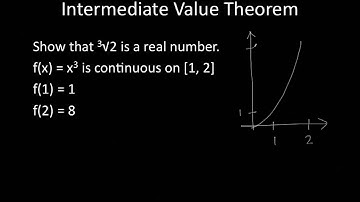 Intermediate Value Theorem Example 2