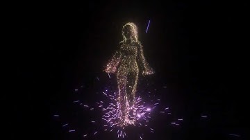 PopcornFX sample : Sparkling dancer