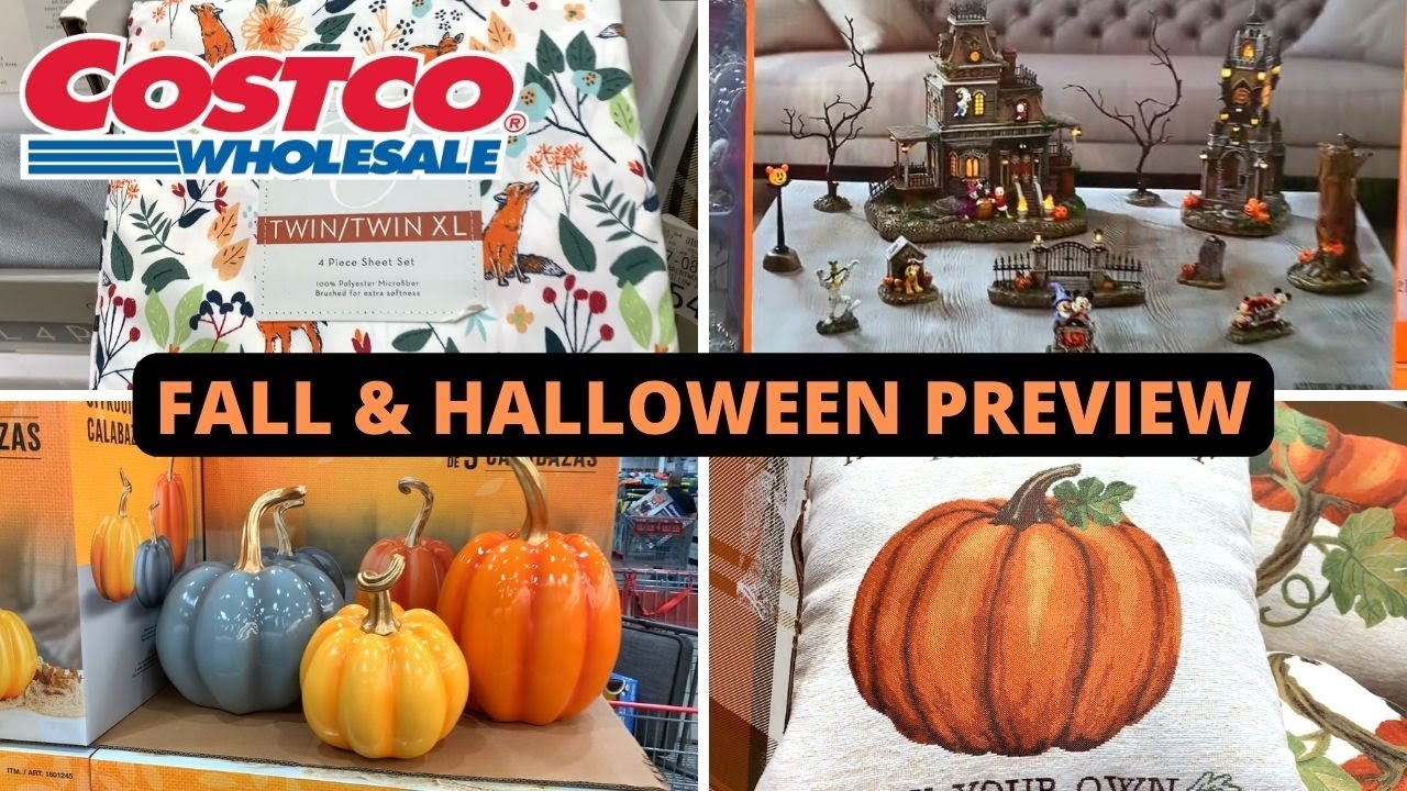 Costco Fall and Halloween Decor 2022 Preview - YouTube