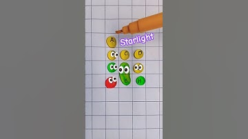 Drawing a Checkered Path With letters A to J | #drawing #line #maths #quiz #shorts