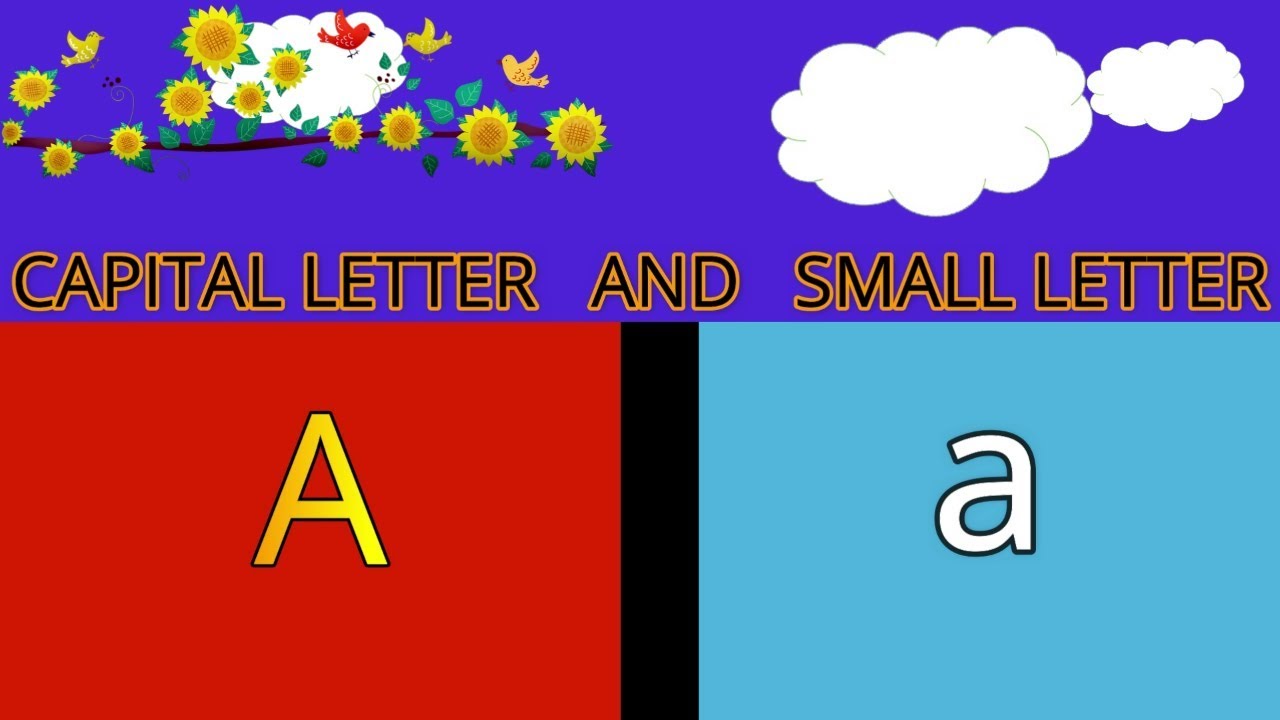 a to z capital letters and small letters youtube