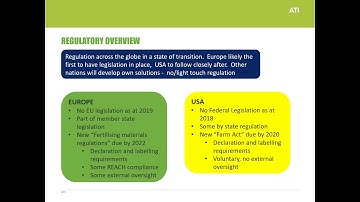 Status & Outcomes of the New EU Regulations for Biostimulants with David Gale