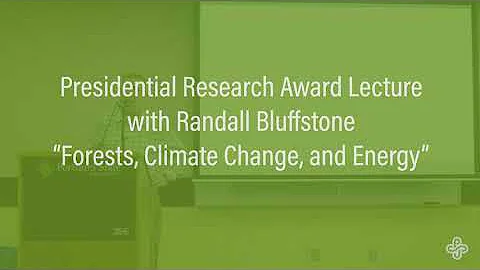 Presidential Research Award Lecture with Randall B...