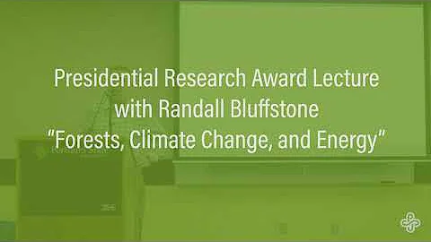 Presidential Research Award Lecture with Randall Bluffstone