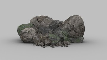 Making of Rocks 3ds max Zbrush tutorial part - 1