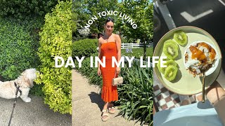 DAY IN MY LIFE LIVING A CLEAN NON TOXIC LIFE 💗 BACHELORETTE PREP, NON TOXIC SKINCARE & SUNSCREEN