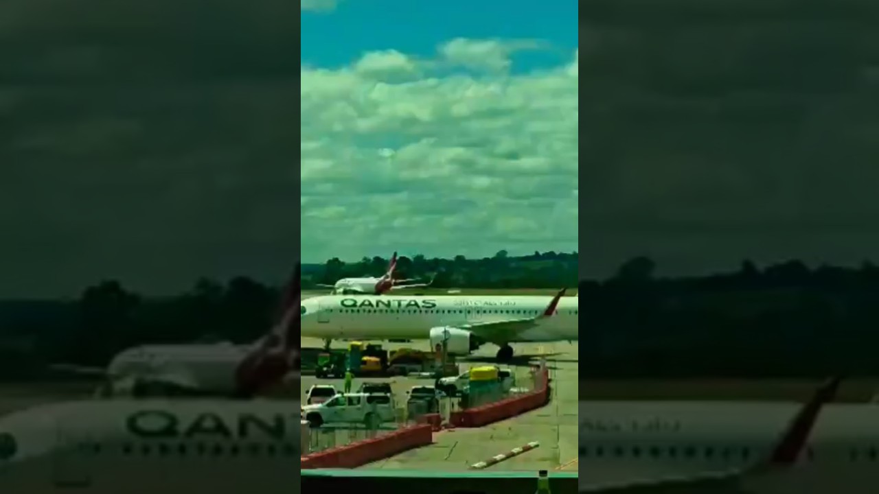 QANTAS🦘NEW A321 NEO XLR VH.OGB TAXI INTO CHARLIE 9 MELBOURNE AIRPORT 🦘🦘🦘