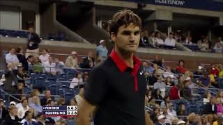 Roger Federer Flick Of The Wrist Moment