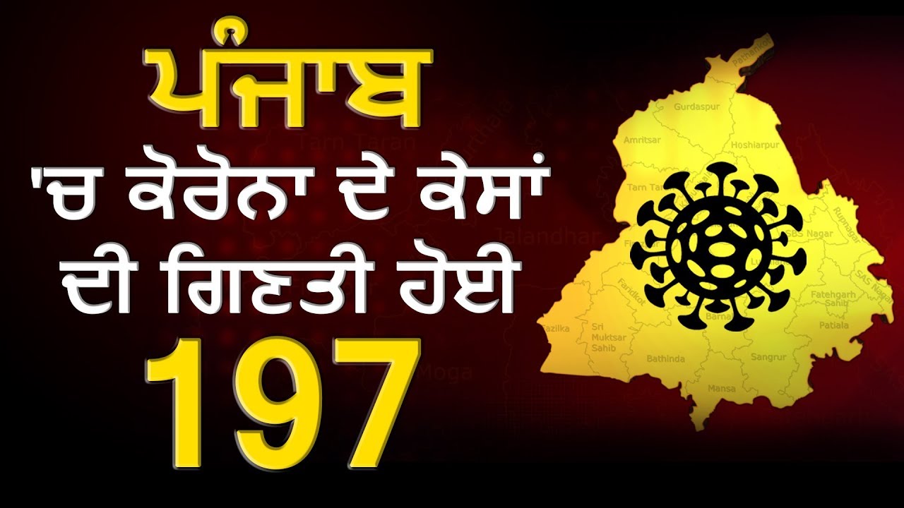 Punjab में आज Coronavirus के 6 case आए सामने, गिनती हुई 197