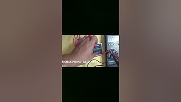 Testing Batteries With a Digital Multimeter - MOBILE PHONE BATTERY #shorts