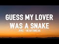 JVKE - what heartbreak feels like (pretty little liar) (Lyrics) guess my lover was a snake