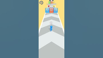 Color Run Crowd Level - 269 - #shorts #games #trending