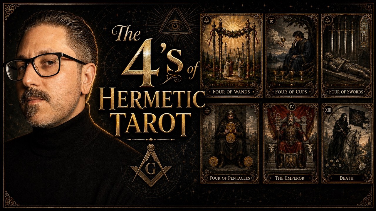 The 4s of Tarot — Greco Arcana lecture thumbnail