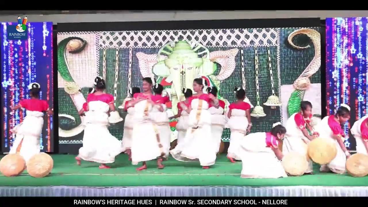 ONAM DANCE || RAINBOW'S HERITAGE HUES || ANNUAL DAY CELEBRATIONS 2023