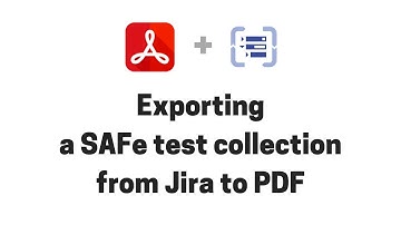 Exporting a SAFe test collection from Structure for Jira to PDF
