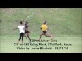 4x200m jun girls cssgss relays 290116