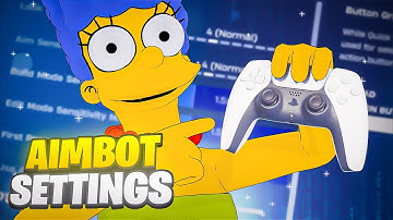 NEW Best Controller Settings & Sensitivity for Fortnite Simpsons (PS4/PS5/XBOX/PC)