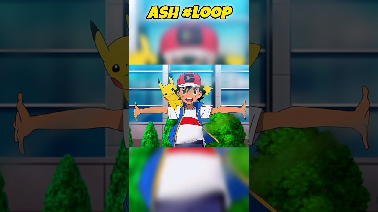 Ash Ketchum and Pikachu Loop video ♥️😍 