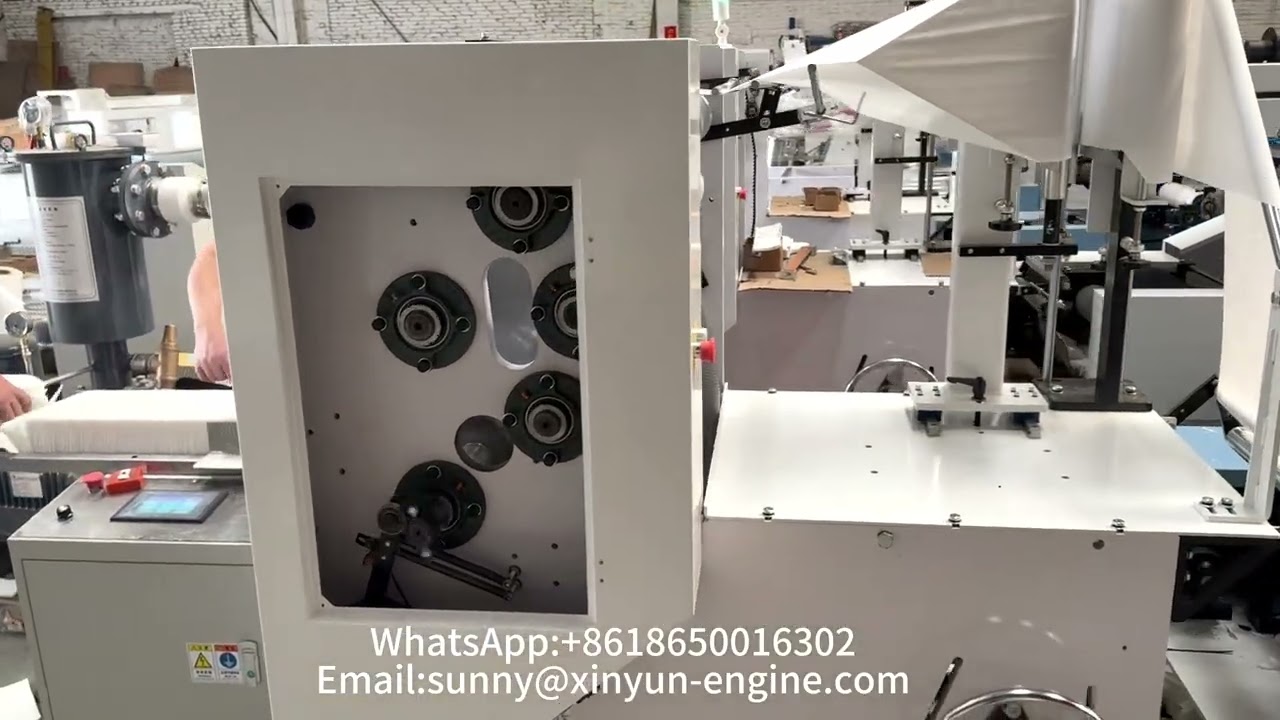 1/8 Folding Automatic Kangaroo Type Dinner Napkin Tissue Paper Embossing Printing Making Machine